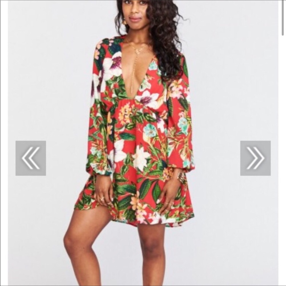 Show Me Your Mumu Dakota Dress - Tea Garden Print